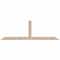 Ekena Millwork Portland Smooth Timber Gable Bracket, Douglas Fir, 108"W x 36"H x 1 1/2"D x 5 1/2"F, 8/12 Pitch GBW108X36X0206POR00SDF - alternate 1